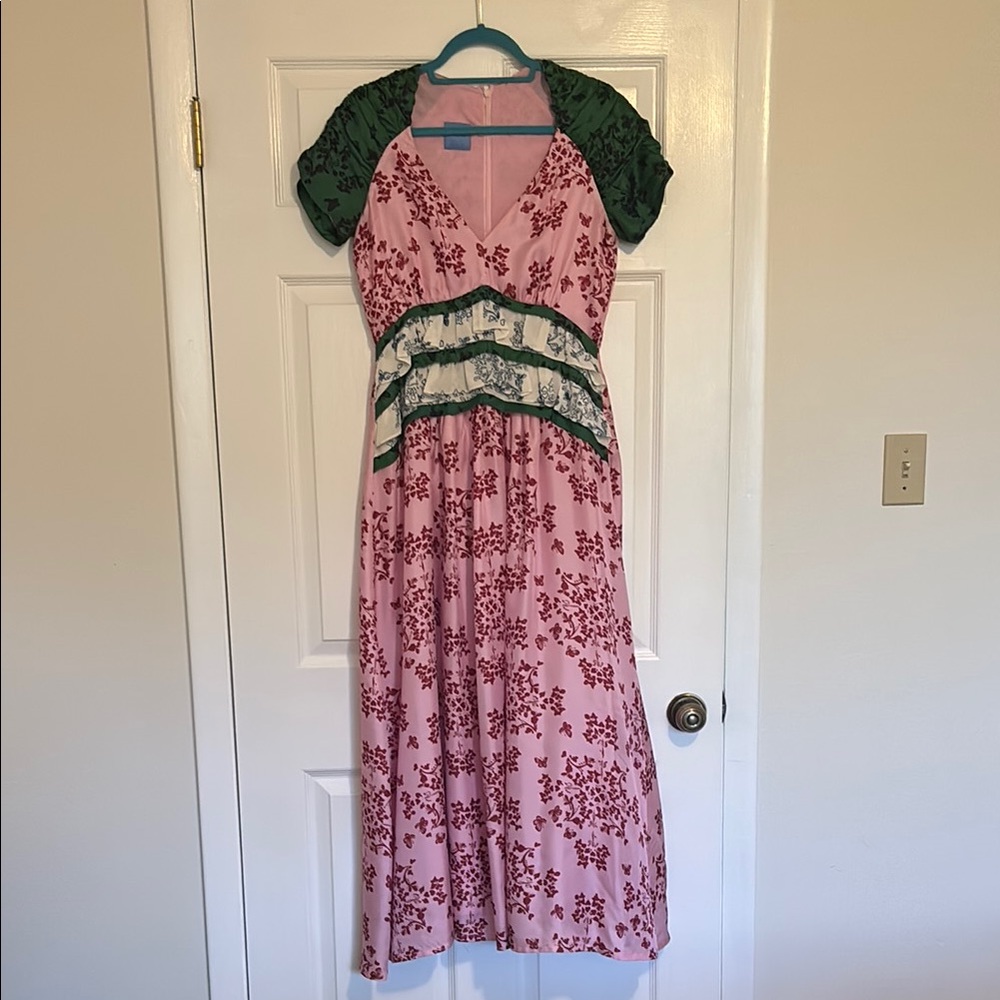 Macgraw Tilda Dress in Porcelain Print - Picture 3 of 11